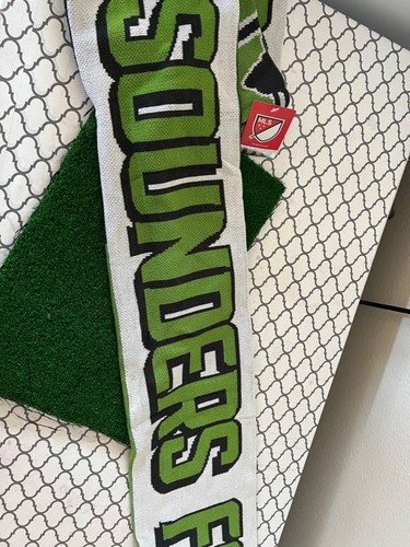 Adidas Seattle Sounders Official MLS Scarf Soccer NEW - Picture 3 of 5
