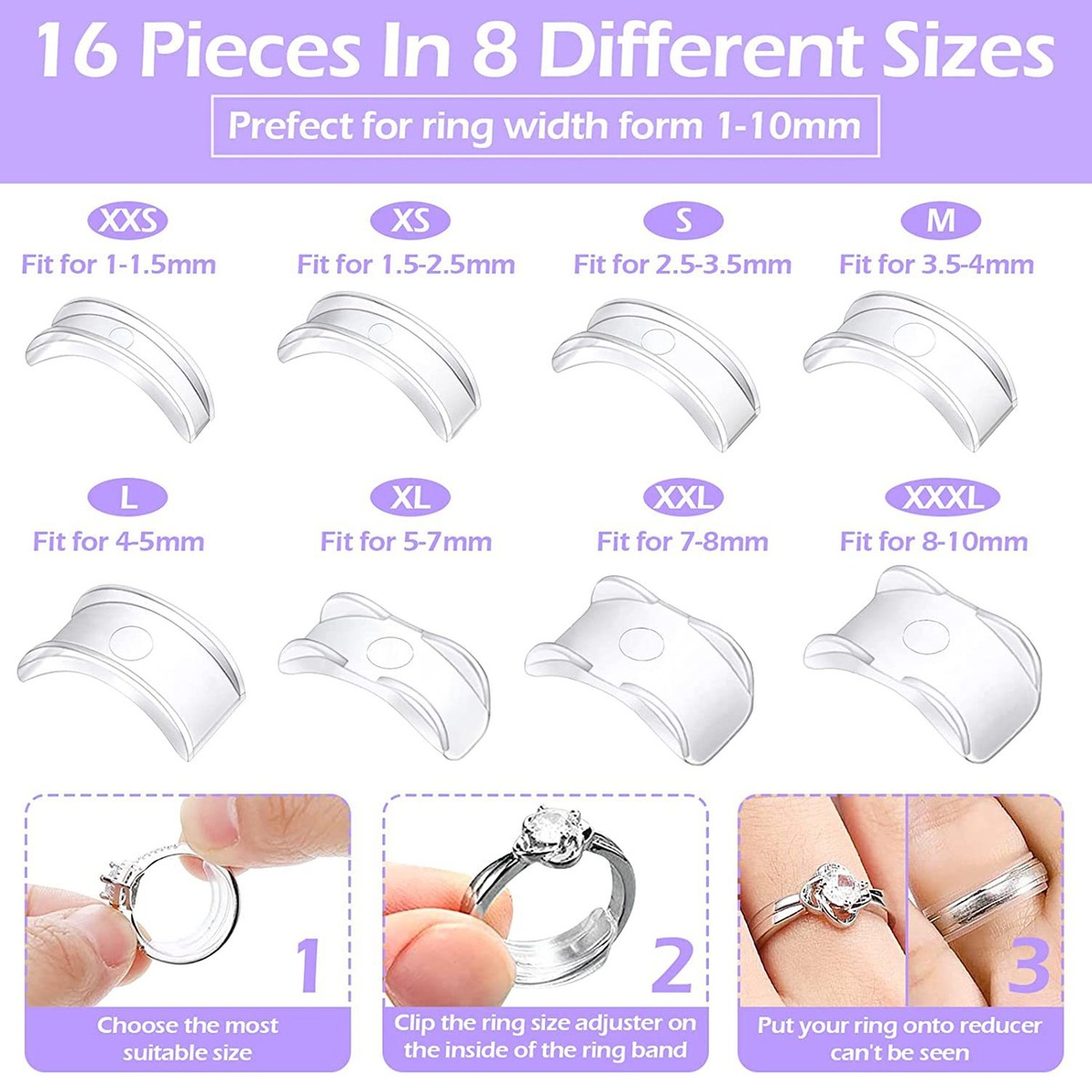 Flexible ring adjuster clearance