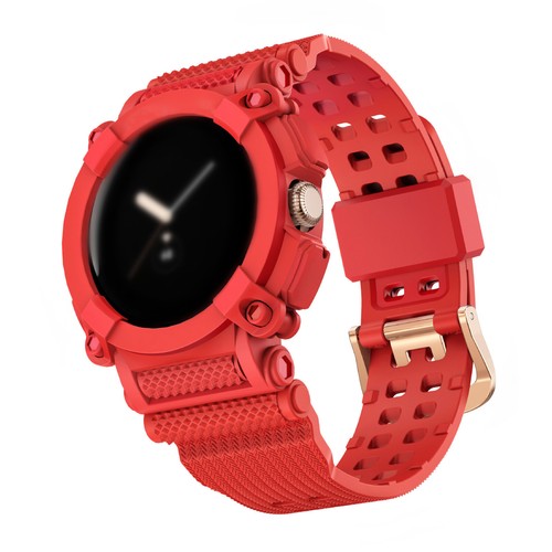 Shockproof Watch Case Strap for Google Pixel Watch Band Silicone Cover Bracelet - Zdjęcie 15 z 17