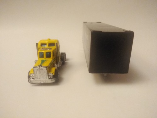 Kenworth convoy Summer Motor yellow truck rig with trailer vintage - Zdjęcie 3 z 6