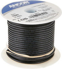 104010 Tinned Copper Wire, 14 AWG (2Mm2), Black - 100Ft