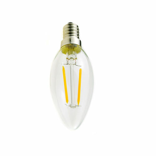 LED Filament Candle Light Bulb Dimmable E14 2W 4W 6W C35/C35L Bulb 220V 240V HL - Picture 8 of 14