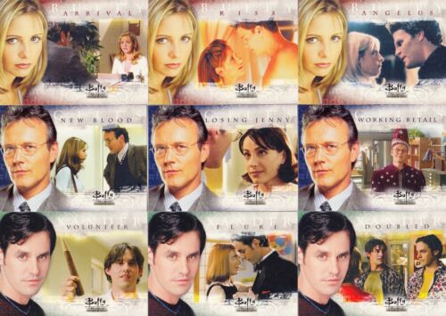 Juego completo de cartas base de 90 TV Buffy The Vampire Slayer Memories 2006 Inkworks - Imagen 2 de 4