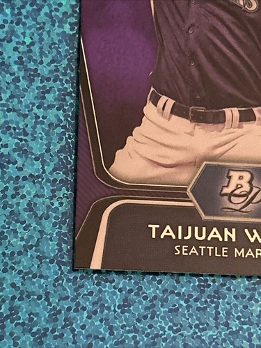 2012 Bowman Platinum Prospects TAIJUAN WALKER RC Purple Refractors #BPP46 - Picture 5 of 11