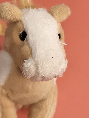 Wishpets Joey hellbraunes und weißes Pferd Pony kleines Plüschtier Stofftier 4 Zoll mit Etikett - Bild 8 von 10