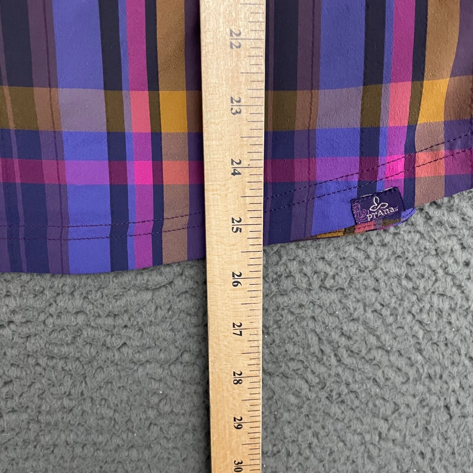 prana hooded plaid henley long sleeve hiking outdoor shirt