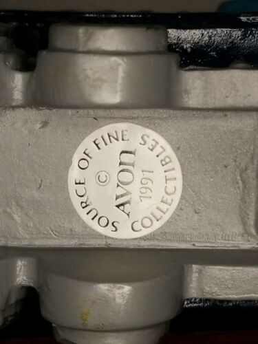 AVON 1931 #400E Blue Comet By Lionel Train With Stand Porcelain Vintage Limited - Picture 9 of 9