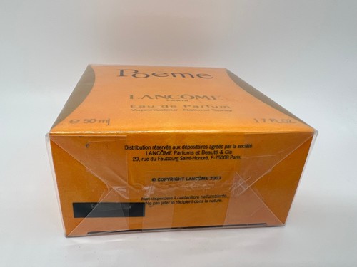 * Vintage * POEME by LANCOME 1.7 FL oz/ 50 ML Eau De Parfum Spray In Sealed Box - Picture 3 of 3
