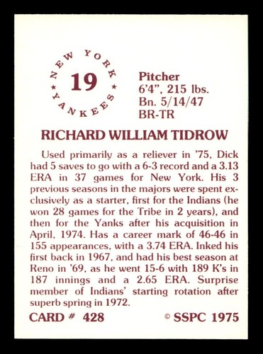 1975 SSPC 417-629 EX-MT/NM Pick From List All PICTURED - Picture 21 of 351