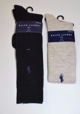 BNWT Beautiful Designer RALPH LAUREN Girls Wool Knee Socks Size 4-6X