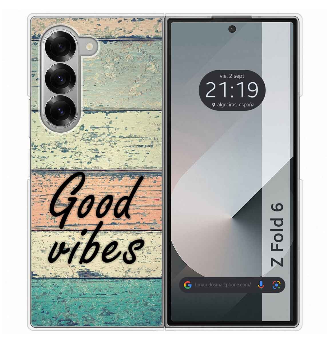 Custodia Rigida Per Samsung Galaxy Z Fold 6 5G Design Legno 01 Disegni