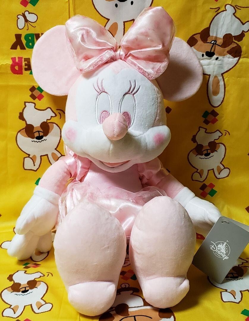 ♡minnie♡ Disney Plush Sakura Minnie Mouse Pink Cherry Blossom Doll