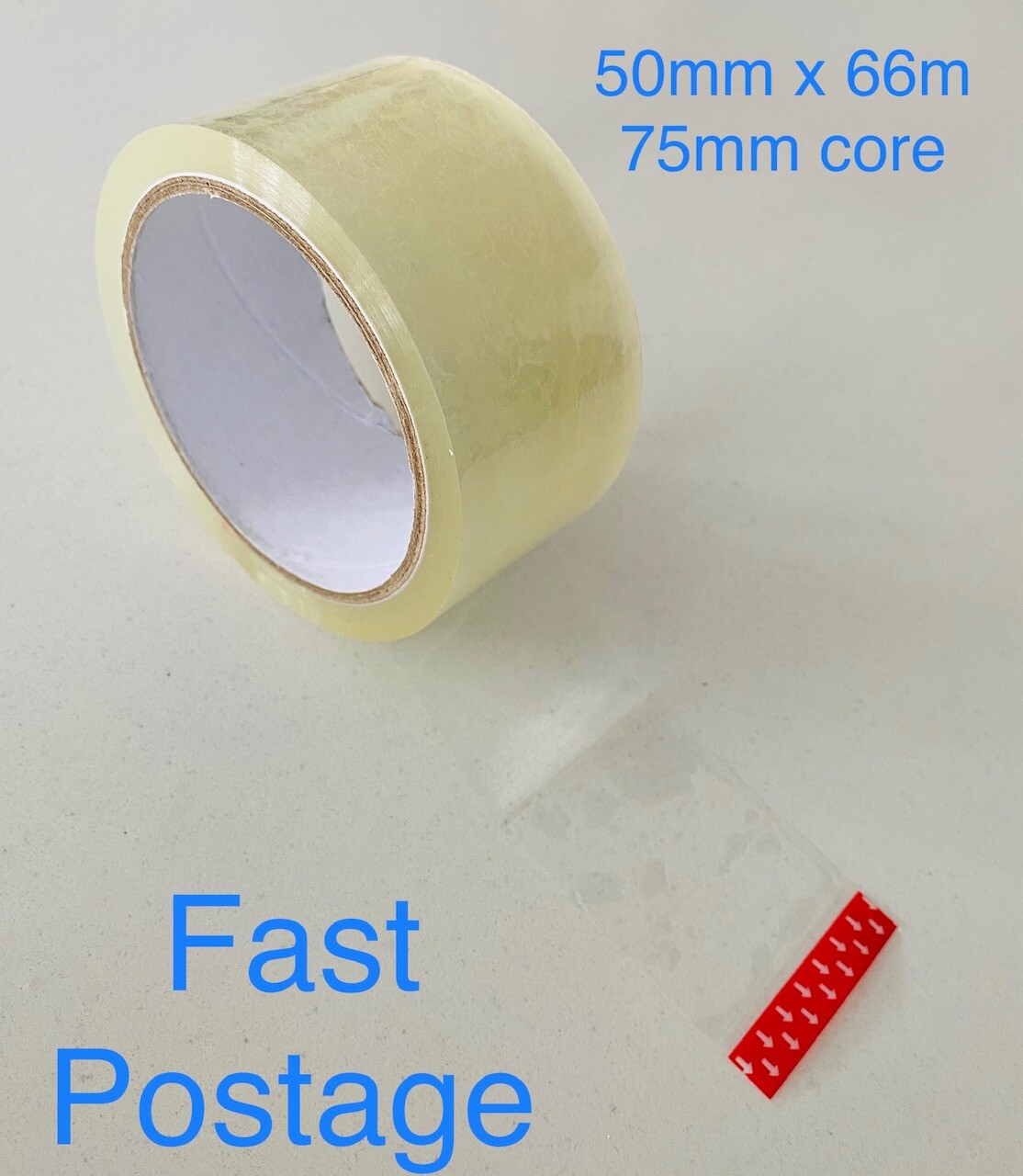 Details zu Long Length & Strong, Clear Packing TAPE 48mm x 66M PARCEL TAPE 40mu, 75mm Core Günstige Angebote