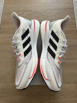 NEW! Adidas Supernova +M FY2858  Sneaker Running Shoes White Gray Mens Size 10.5