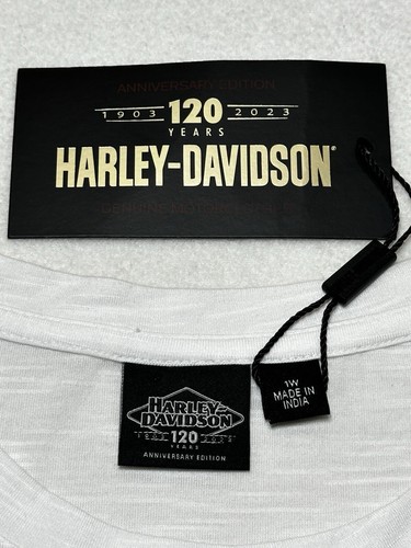 NWT Harley Davidson 120th Anniversary Shirt Women’s 1W Short Sleeve New - Picture 5 of 10