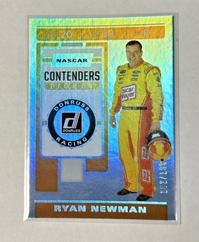 2020 Panini Donruss Racing NASCAR Ryan Newman Contenders /199 Free Shipping