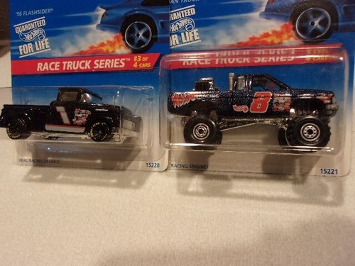 Hot Wheels Race Truck Series Set Intero di 4 Ford LTL Nissan Dodge '56 Ecc. Nuovo - Foto 3 di 5