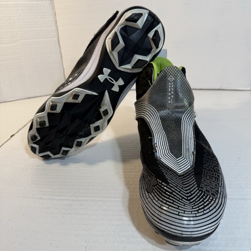 Tacchetti Uomo 12 Under Armour Evidenziatore Hammer Mc Calcio Nero Pellet Proteggi - Foto 14 di 22