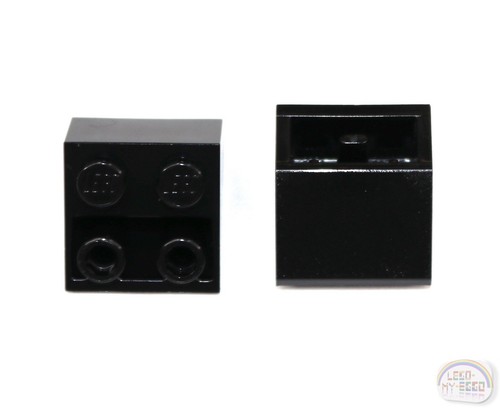 LEGO Clásico - Ladrillo Pendiente Inv 15 x 45 Grados - 2x2 - Negro - Nuevo, 3660 - Imagen 2 de 4