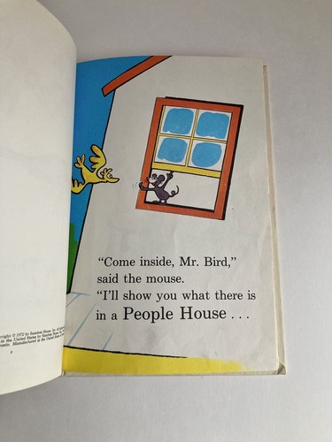 Vintage 1972 In a People House Theo LeSieg Dr. Seuss Anfängerbücher Hardcover - Bild 8 von 10