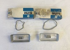 NOS MoPar 1969 Chrysler 300 PAIR of Back Up Light Lenses in Bumper 69