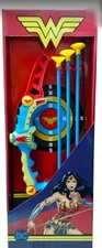 SUPER HEROES WONDER WOMAN ARGENTINA ARCHERY BOW AND ARROW GAME PLAYSET NEW