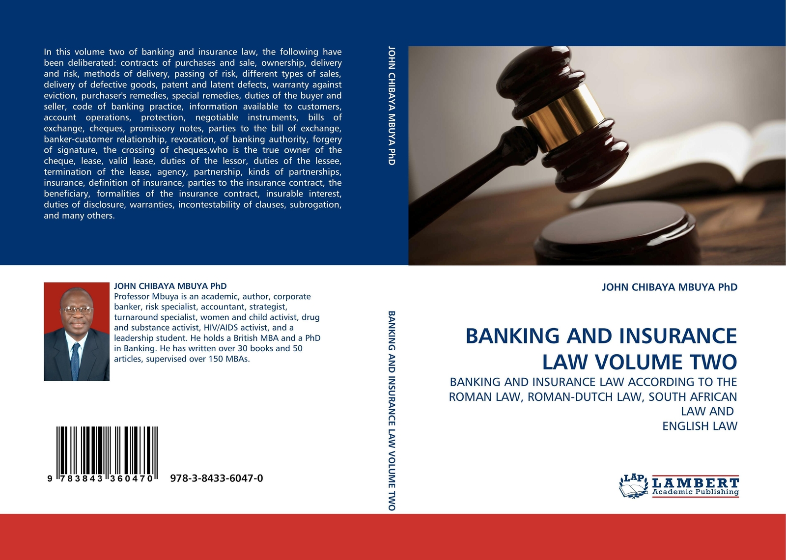 Thumbnail - Banking And Insurance Law Volume Two | John Chibaya Mbuya | Englisch |