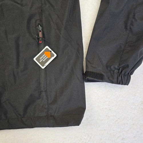 Hawke & Co Packable Rain Defender Jacket Men's Size M Black Full Zip Lightweight - Picture 5 of 11
