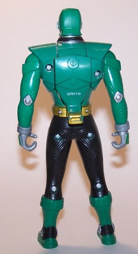 Figura de acción Power Rangers Samurai Green Switch Morphin Ranger 2011 6,5" Bandai - Imagen 3 de 7