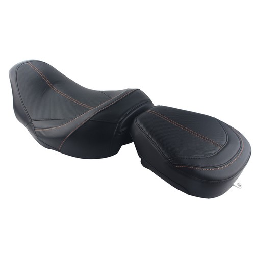 For Harley Davidson Touring 09-23 comfort seat driver passenger seat orange Seat - Picture 6 of 9