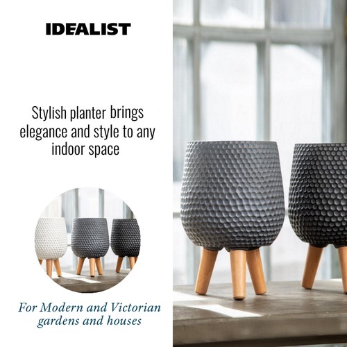 Indoor Plant Pots IDEALIST Honeycomb Style Egg Flower Pots on Legs - Picture 39 of 48