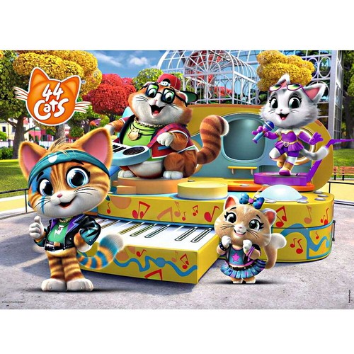 RAVENSBURGER PUZZLE PER BAMBINI 24 PZ 44 GATTI GIANT FLOOR + 3 ANNI - Foto 2 di 2
