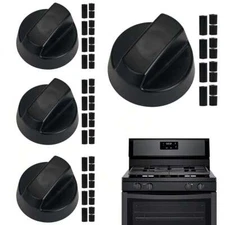 4Pcs Set Universal ReplacementsStove Top Control Knobs For Gas Cook Top Stove US