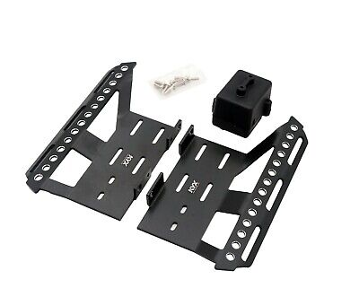 KYX RC Crawler Metal Side Step Run Boards Rock Slider Props for Axial SCX10 II