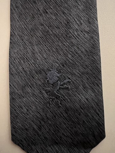 Vintage Leighton Gray Mens Necktie Imported Silk Flat Rate Shipping - Picture 6 of 6