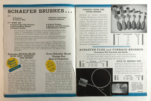 Vintage Schaefer Flue And Furnace Brushes Catalog No 113816 Milwaukee WI 1938 - Picture 3 of 10