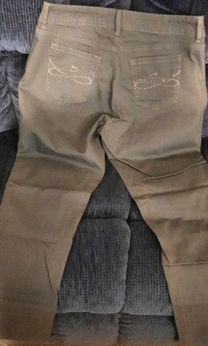 Womens Lee Riders Grey Jeans Size 18 - Picture 3 of 4