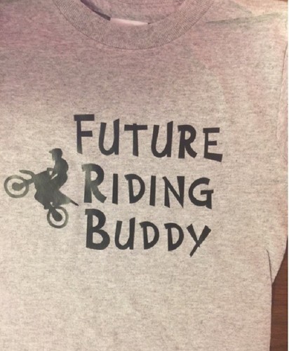Dirt bike baby onesie bodysuit infant motocross rider boy shower gift clothing - Picture 2 of 4