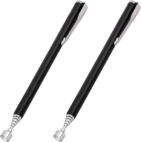 2Pcs Magnetic Telescoping Pick-Up Tool with Pocket Clip 3 Lb Extendable Magnetic - Picture 9 of 12