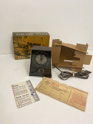 Reloj despertador de péndulo eléctrico de plástico Sunbeam de colección EB-123 péndulo lento - Imagen 7 de 10