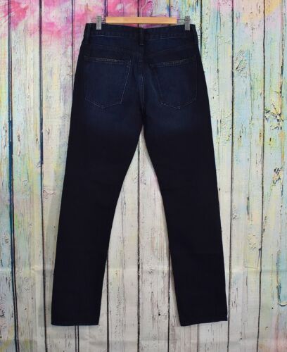 Old Navy schmale starre nicht dehnbare dunkel gewaschene Herrenjeans 29 x 32 Schrittlänge neu mit Etikett - Bild 8 von 10