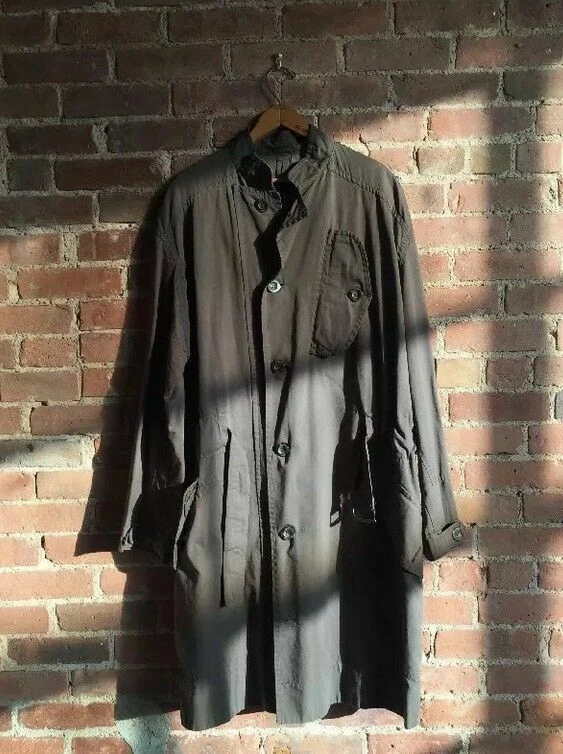 Trench vintage Gucci da uomo taglia 48 IT marrone piccolo Italia