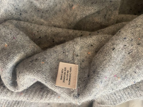 philosophy cashmere sweater gray size L new - Picture 3 of 4