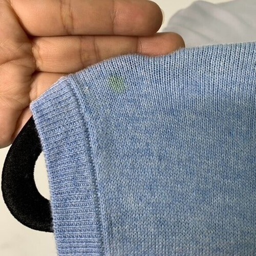 Peter Millar Men's Blue Cotton Cashmere Blend Zip up Vest Size Large Golf - Picture 4 of 14