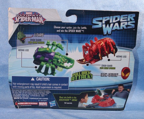 Ultimate Spiderman Spider Wars 3er Set Pull Back Attack Battle Spiders - Bild 3 von 7