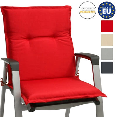 BEAUTISSU Niedriglehner Auflagen Polster Kissen Niederlehner Gartenstuhl Gartenmöbel Sitz