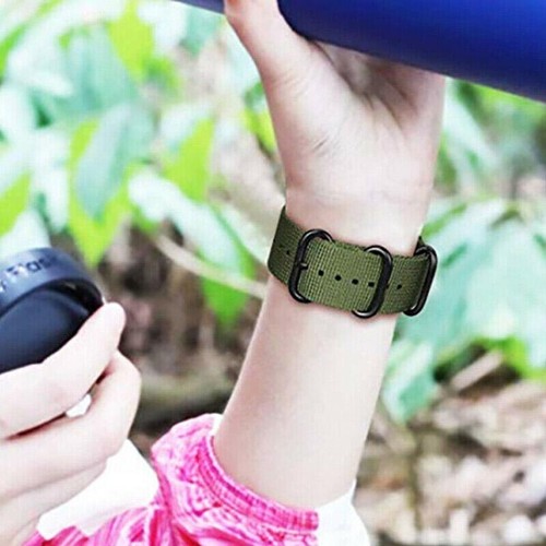 Unisex Nylon Writstwatch Band Watch Strap Bracelet Quick Release 18/20/22/24mm - Bild 10 von 18