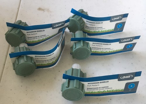 [5 Pack] ORBIT Mushroom Bubblers  Full 360 Degree Circle Pattern #54042 - Picture 2 of 4