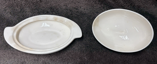 Metlox California Ivy Butter Dish 7 3/4" x 4" - Picture 5 of 8