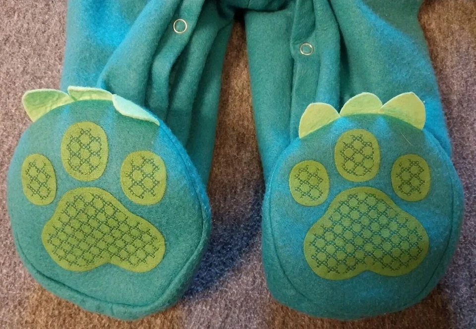 Disfraz de Halloween Incharacter Dragon para niño pequeño color verde azulado, verde y naranja Foto 4 de 4